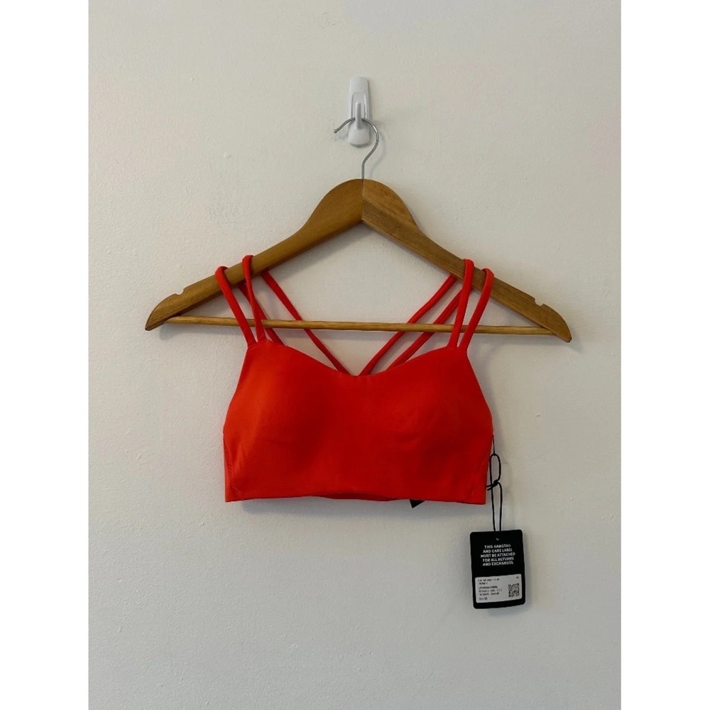 NWT Savage X Fenty Sport On Rihpeat Sports Bra in‎ Orange Red | Size XS